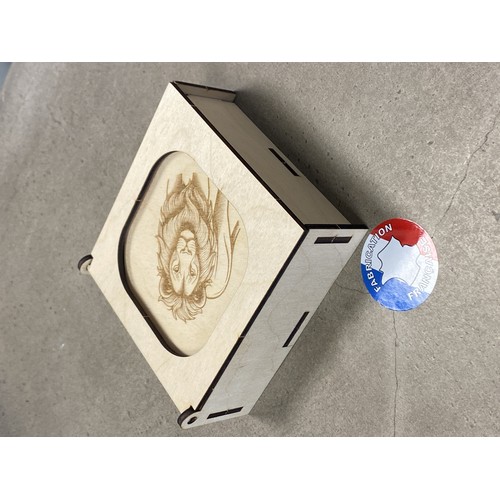 Lot dessous de verre en bois Made in France - 2