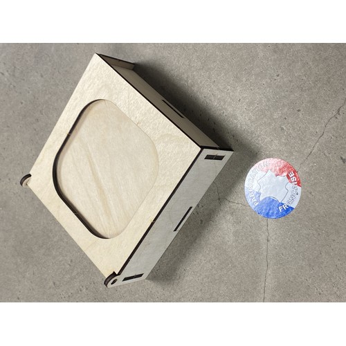 Lot dessous de verre en bois Made in France - 6