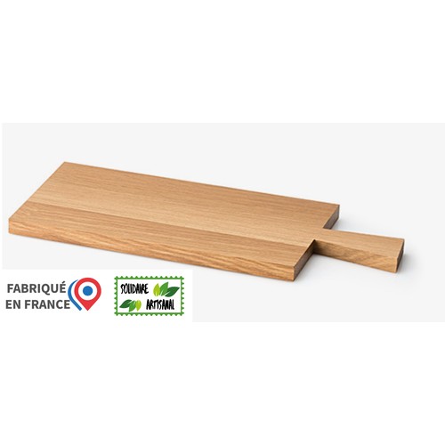 Planche à découper en chêne Made in France personnalisée