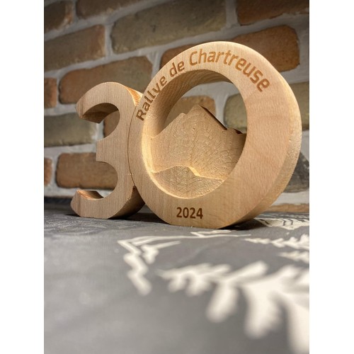 Trophée sur mesure personnalisé 30 ans Made in France