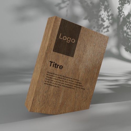 Trophée en bois sur mesure Made in France personnalisé