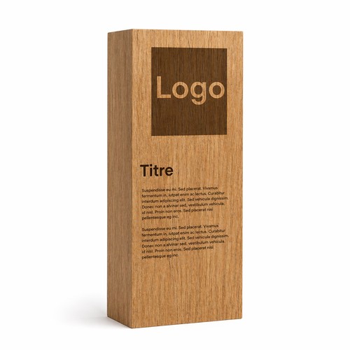 Trophée en bois sur mesure 🇫🇷 - 1