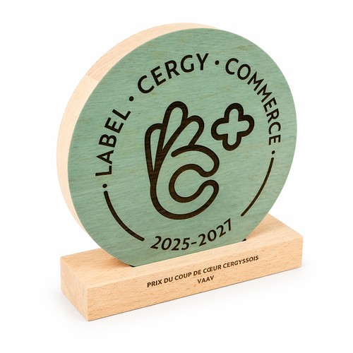 Trophée cercle en bois 🇫🇷 - 1