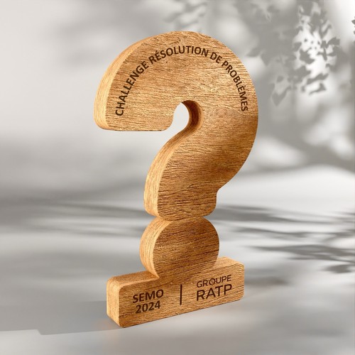 Trophée en bois 🇫🇷 - 2