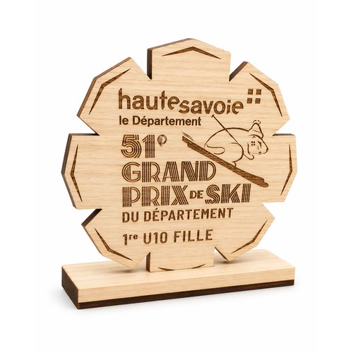 Trophée en contreplaqué de Chêne 🇫🇷 - 2