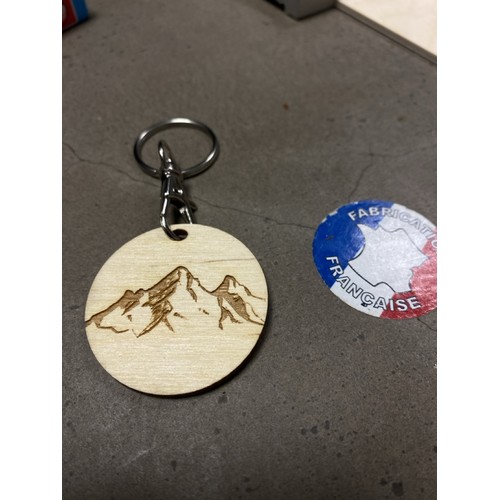 Porte-clés en peuplier Made in France 🇫🇷 - 1