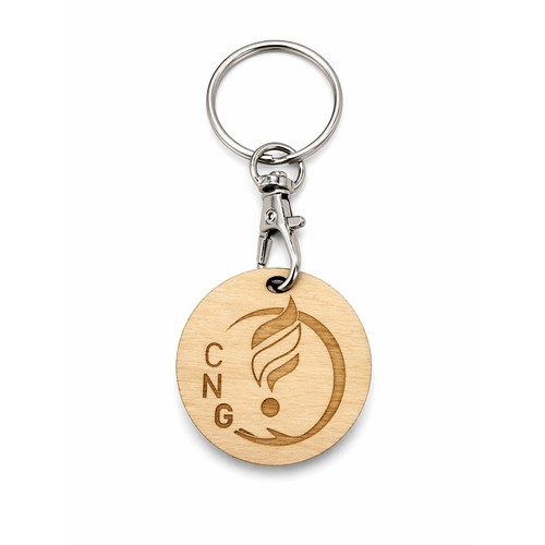 Porte-clés en peuplier 🇫🇷 - 1