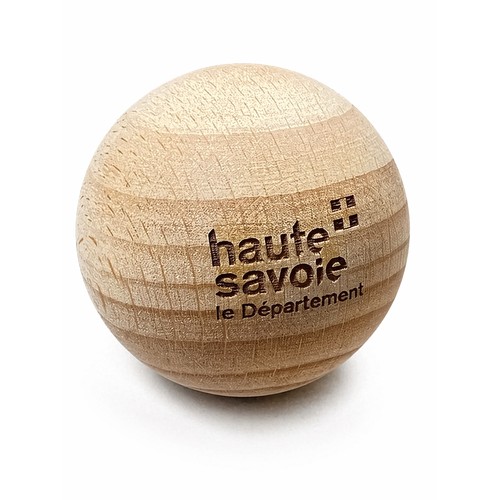 Boule en bois Gravée en France 🇫🇷 - 1