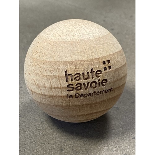 Boule en bois Gravée en France 🇫🇷 - 3