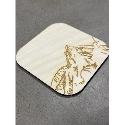 Dessous de verre en peuplier Made in France 🇫🇷 - 2