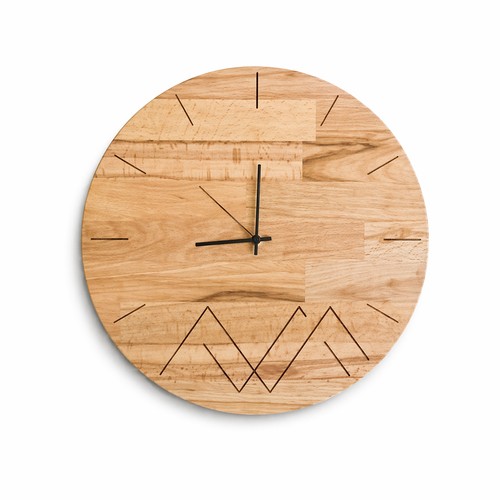 Horloge en bois 🇫🇷 - 2