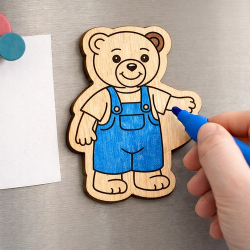 Magnet en bois 🇫🇷 - 6