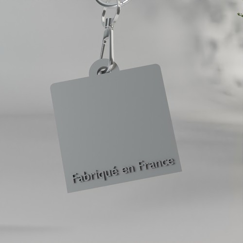 Porte-clés résine impression 3D 🇫🇷 - 1