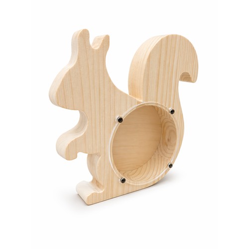Tirelire en bois 🇫🇷 - 1