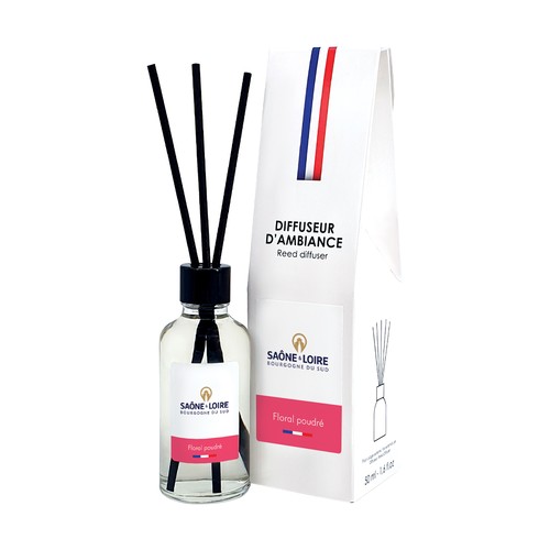 Diffuseur 50 ml personnalisé - Étui blanc