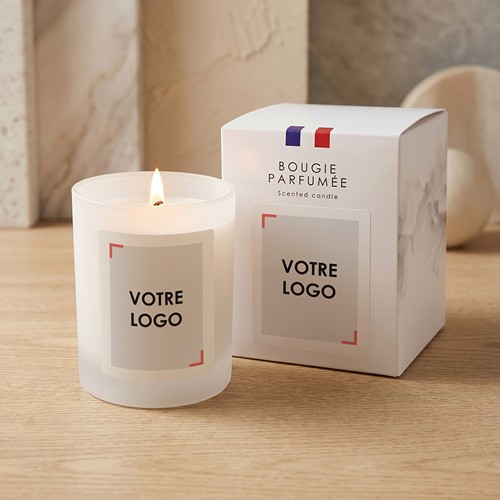 Bougie parfumée -Etui imprimé - 2