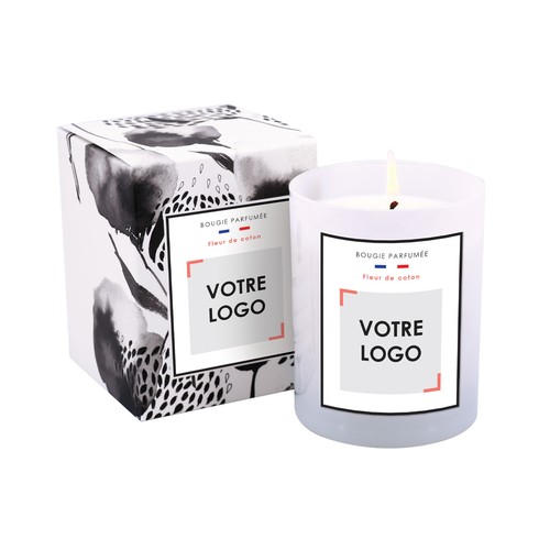 Bougie parfumée -Etui imprimé - 1