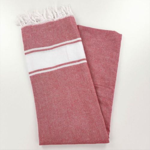 Fouta paréo de plage 100% coton
