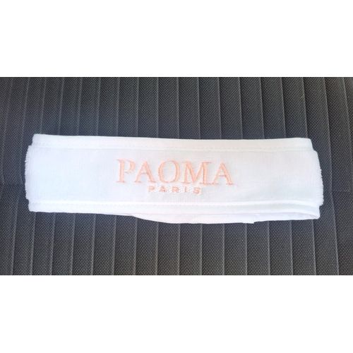 Bandeau velours éponge avec logo brodé