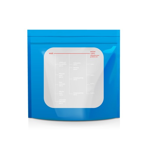 Sac à vrac doseur réutilisable Modèle Zippé - 2