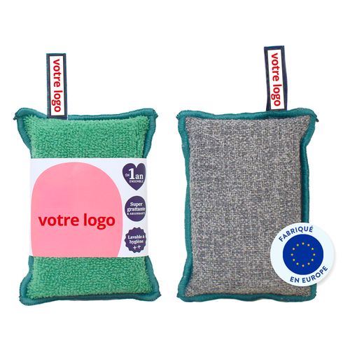 Eponge microfibre lavable et grattante - 1