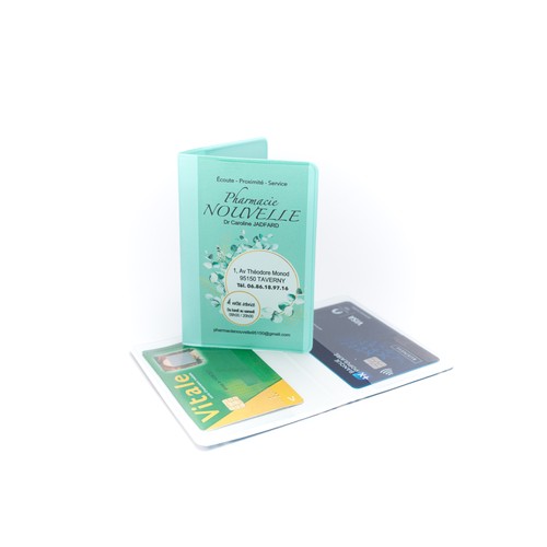 PORTE-CARTE VITALE 2 VOLETS
100% PERSONNALISÉ - 2