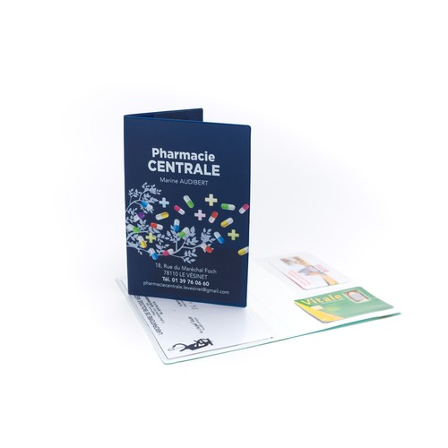 PORTE-ORDONNANCES 4 POCHES GOMME PREMIUM LUXE *** Le Must en étui 100% personnalisé