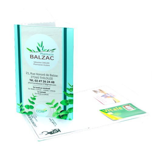 PORTE-ORDONNANCES 4 POCHES
GOMME PREMIUM LUXE ***
Le Must en étui 100% personnalisé - 2