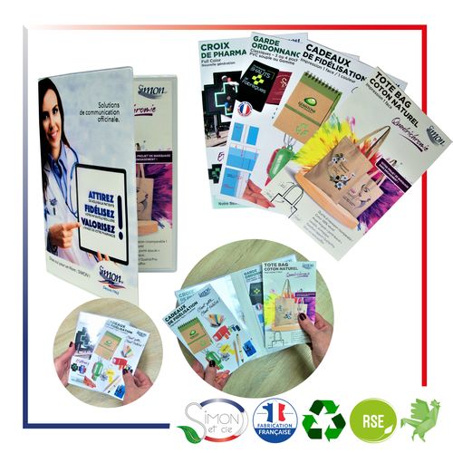 POCHETTE VITRINE AVEC SES FICHES PRODUITS