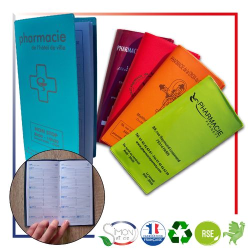 AGENDA + COUVERTURE 2 VOLETS
Impression recto/verso 1 couleur - 1