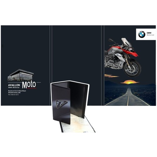 PROTEGE CARTE GRISE 3 volets
AUTO / MOTO
100% personnalisable - 4