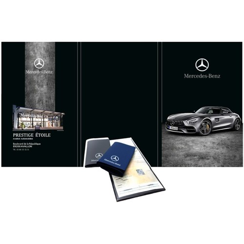 PROTEGE CARTE GRISE 3 volets
AUTO / MOTO
100% personnalisable - 3