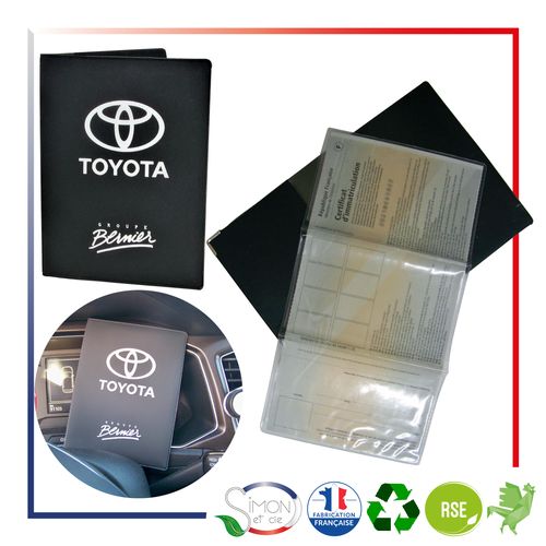 PROTEGE CARTE GRISE 2 volets avec étui cristal 3 volets
AUTO / MOTO - 1