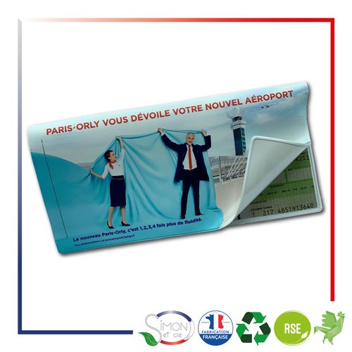 SPÉCIAL TRANSPORTS
POCHETTE PROTEGE BILLET- PERSONNALISATION 1 COULEUR OU QUADRI - 1