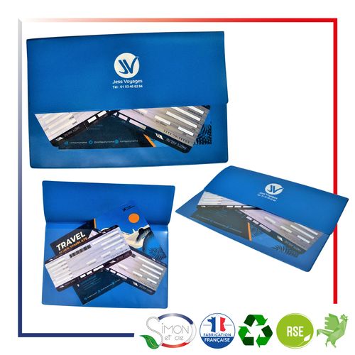 PLUS AUCUN VOYAGE
SANS CETTE POCHETTE DÉDIÉE ! - PERSONNALISATION 1 COULEUR OU QUADRI - OPTION BOUTON PRESSION - 1