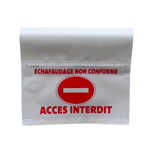 POCHETTE ÉCHAFAUDAGE POUR LE BÂTIMENT - Impression 1 à 4 couleurs - 1