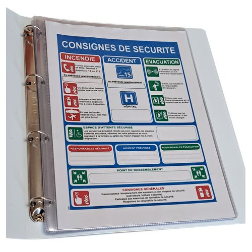 POCHETTE TOUT FORMAT AVEC TALON PERFORÉ - 3