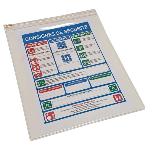 POCHETTE AVEC FERMETURE À GLISSIÈRE TOUT FORMAT - 2