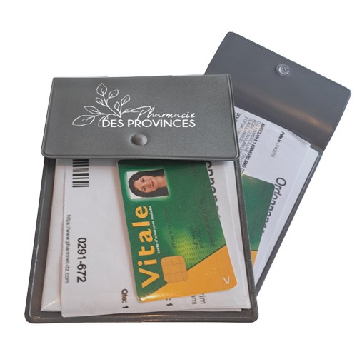 POCHETTE OFFICINALE ÉCO-CONÇUE
AVEC FERMOIR CLIPSABLE ASSORTI - 3