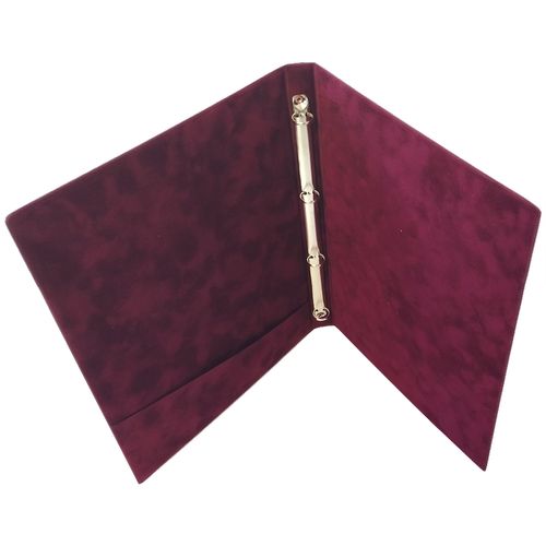 Registres à anneaux velours - 2