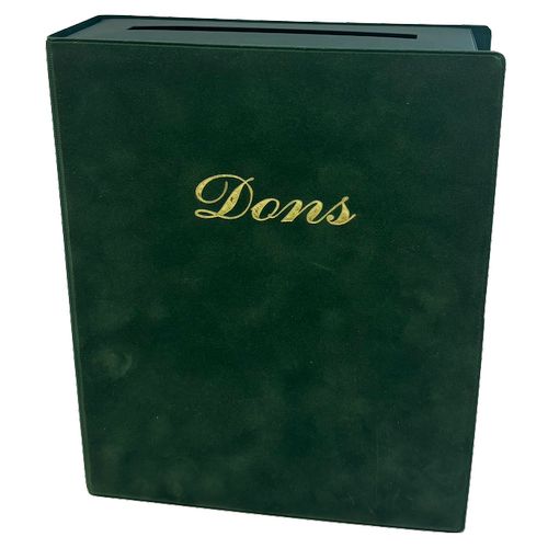Boite à dons et son coffret