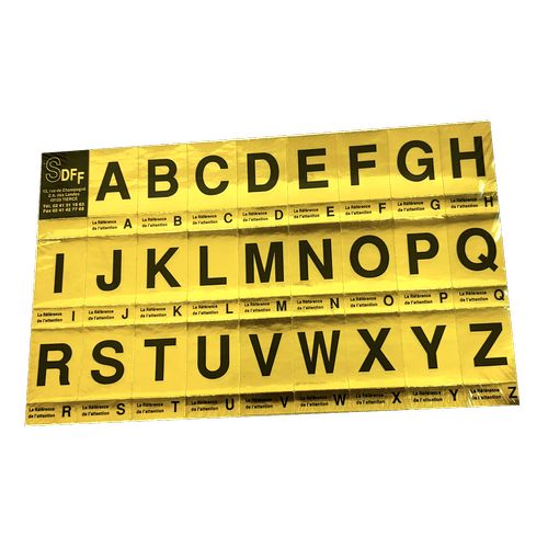 Alphabets adhésifs - 1
