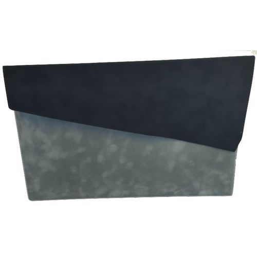 Pochette grand format velours bicolor