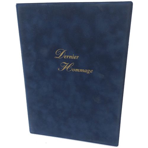 Coffret dernier hommage velours - 1