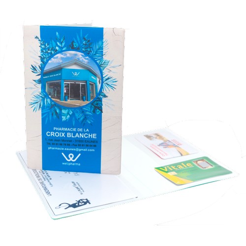 PORTE-ORDONNANCES 4 POCHES
ÉCO-CONÇU
100 % PERSONNALISÉ - 2