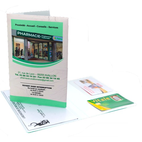 PORTE-ORDONNANCES 4 POCHES
ÉCO-CONÇU
100 % PERSONNALISÉ - 3