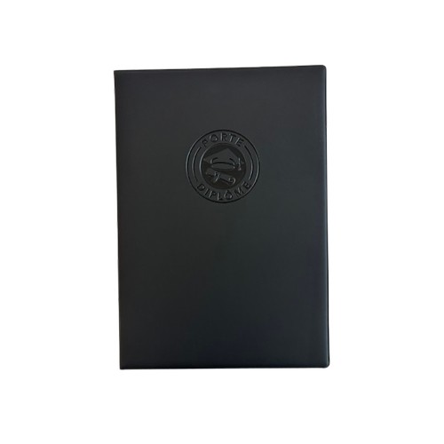 PORTE-DIPLOME 2 VOLETS
Matière Gomme Soft PVC 
Élégant et résistant ! - 4