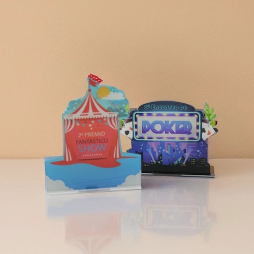 TROFEO 3MM 12X10CM ESPECIAL FORMA PERSONALIZABLE