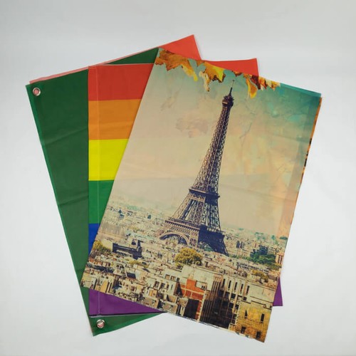 Bannière en polyester 50*70 cm avec impression complète inc. thumbnail 10