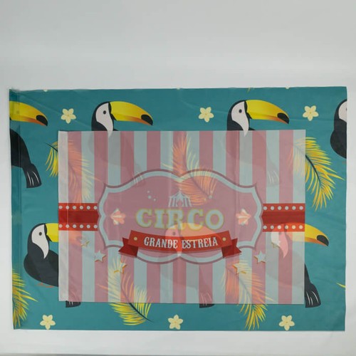 Bannière en polyester 50*70 cm avec impression complète inc. thumbnail 9